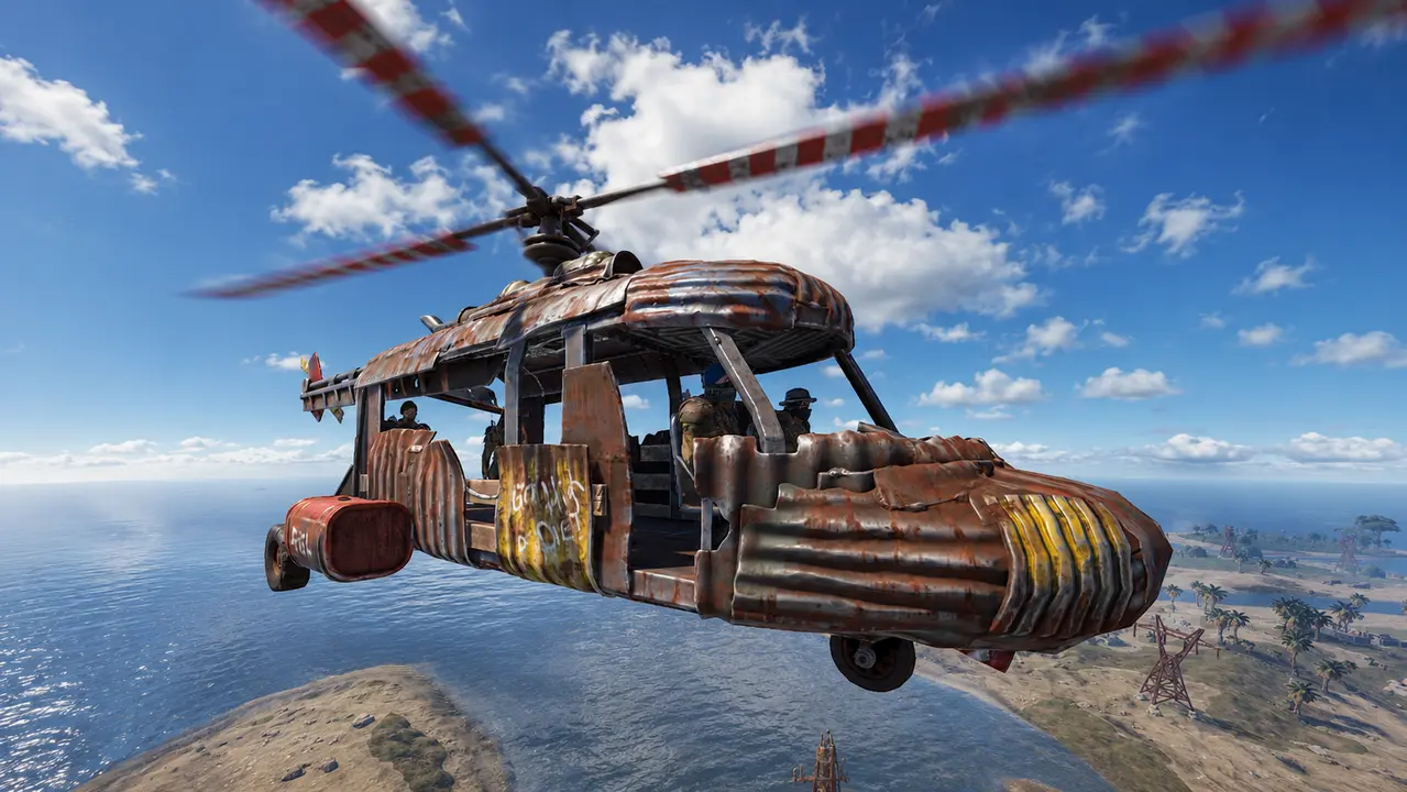 Real NPCs transport heli