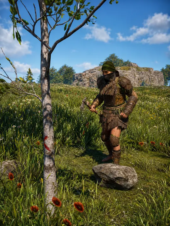 Real NPCs pěší NPC v lese
